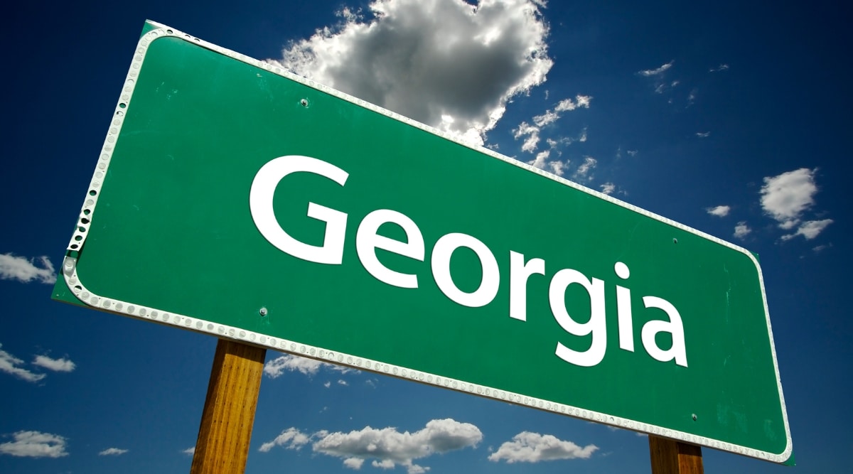 Georgia Street Sign