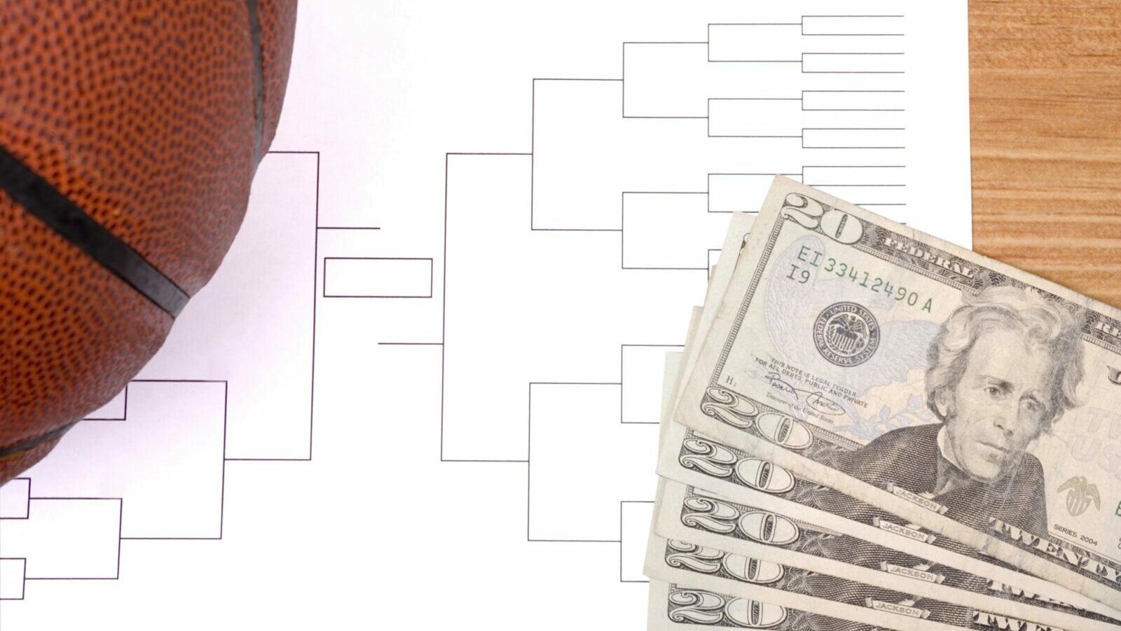 bracket basketball cash