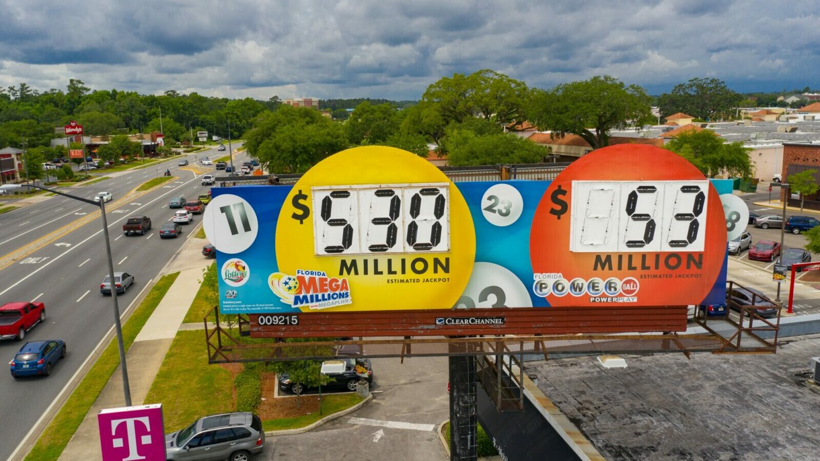 lottery jackpot billboard