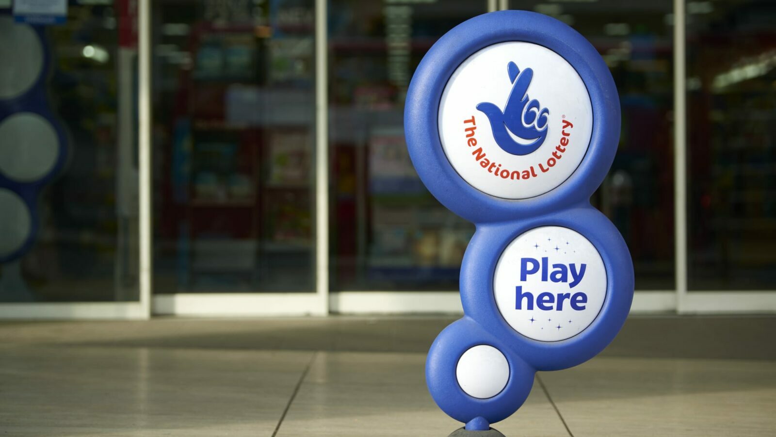 National Lottery sign