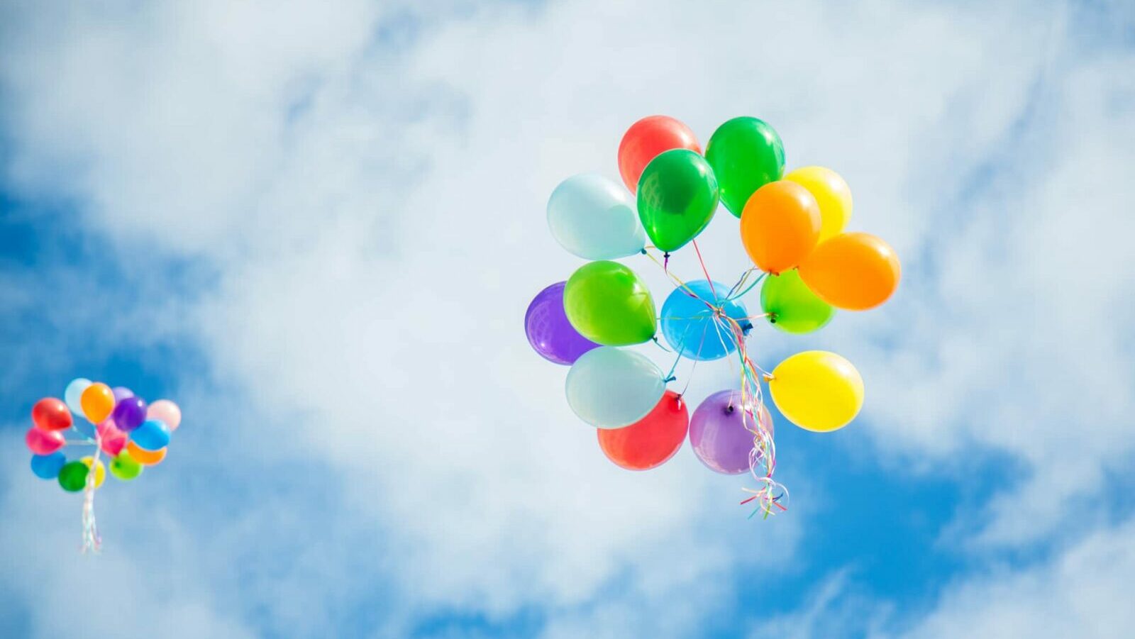 Balloons in the sky