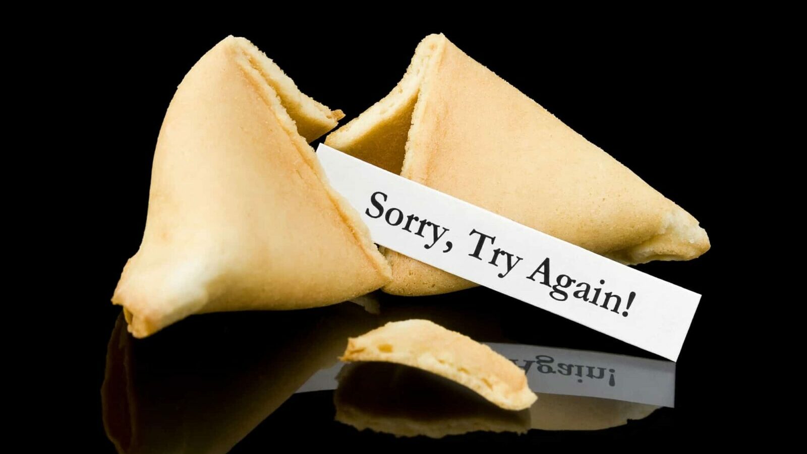 fortune cookie sorry try again