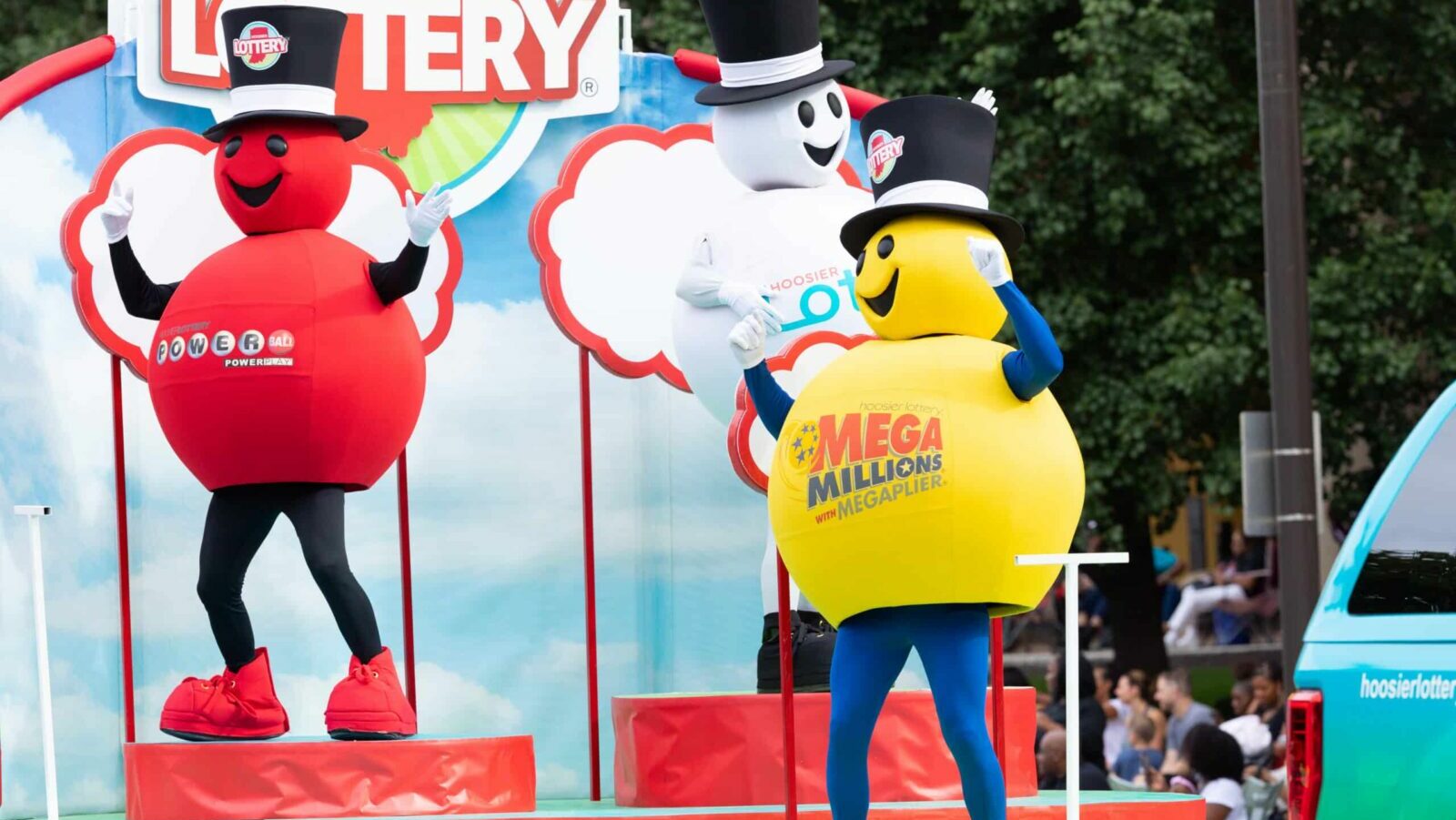 powerball mega millions mascots