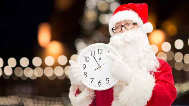 santa clock