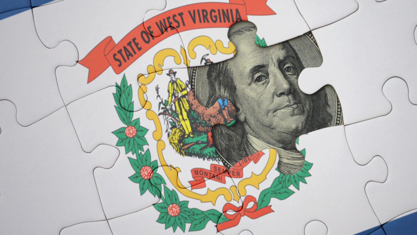 west virginia flag puzzle